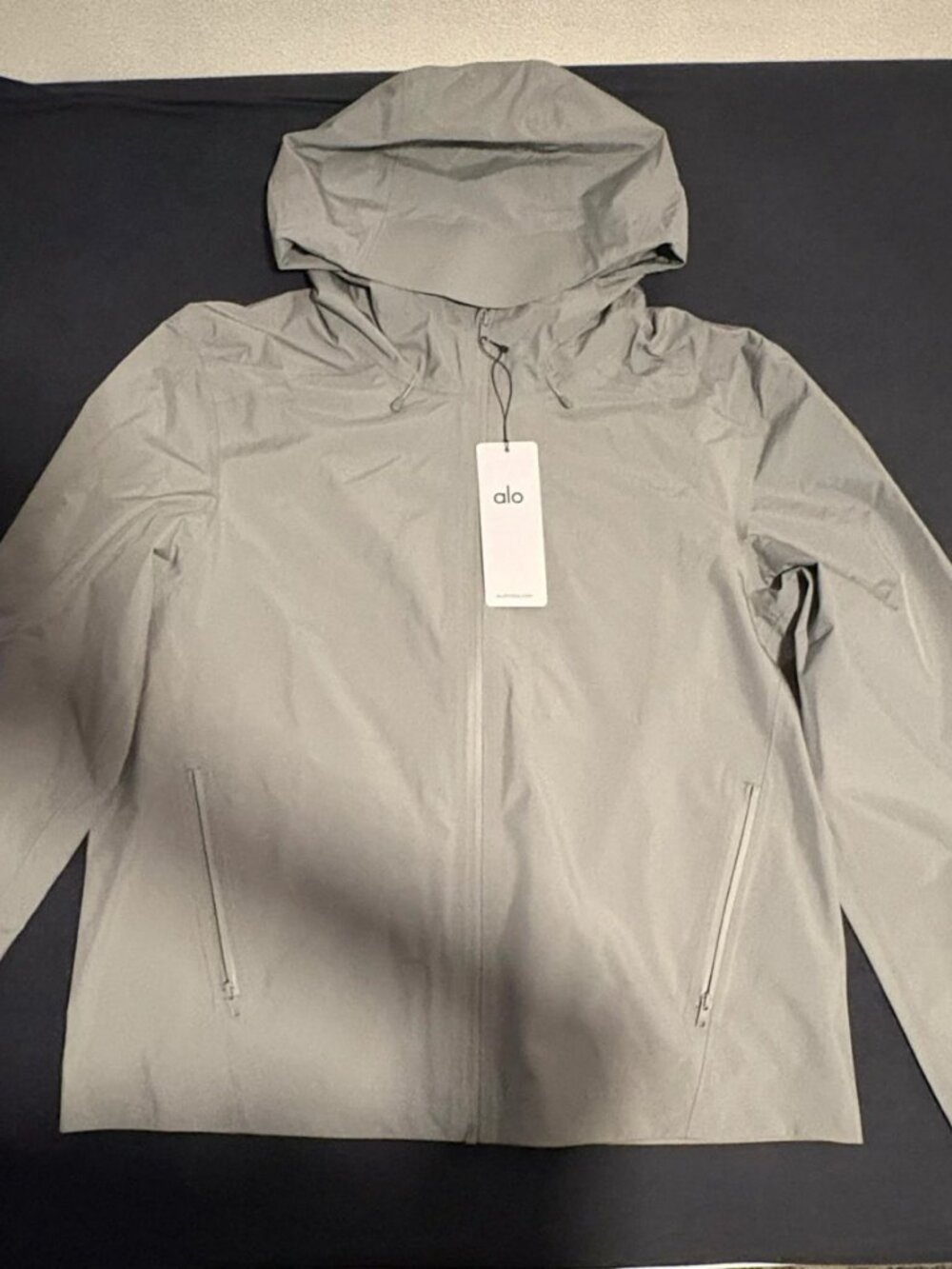 Alo Yoga Alpha Shell Jacket Lunar Grey M